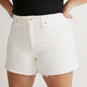 Madewell Curvy High-Rise Denim Shorts size 37